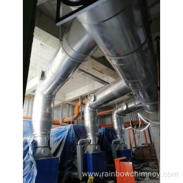 Double wall insulated stainless steel pipe